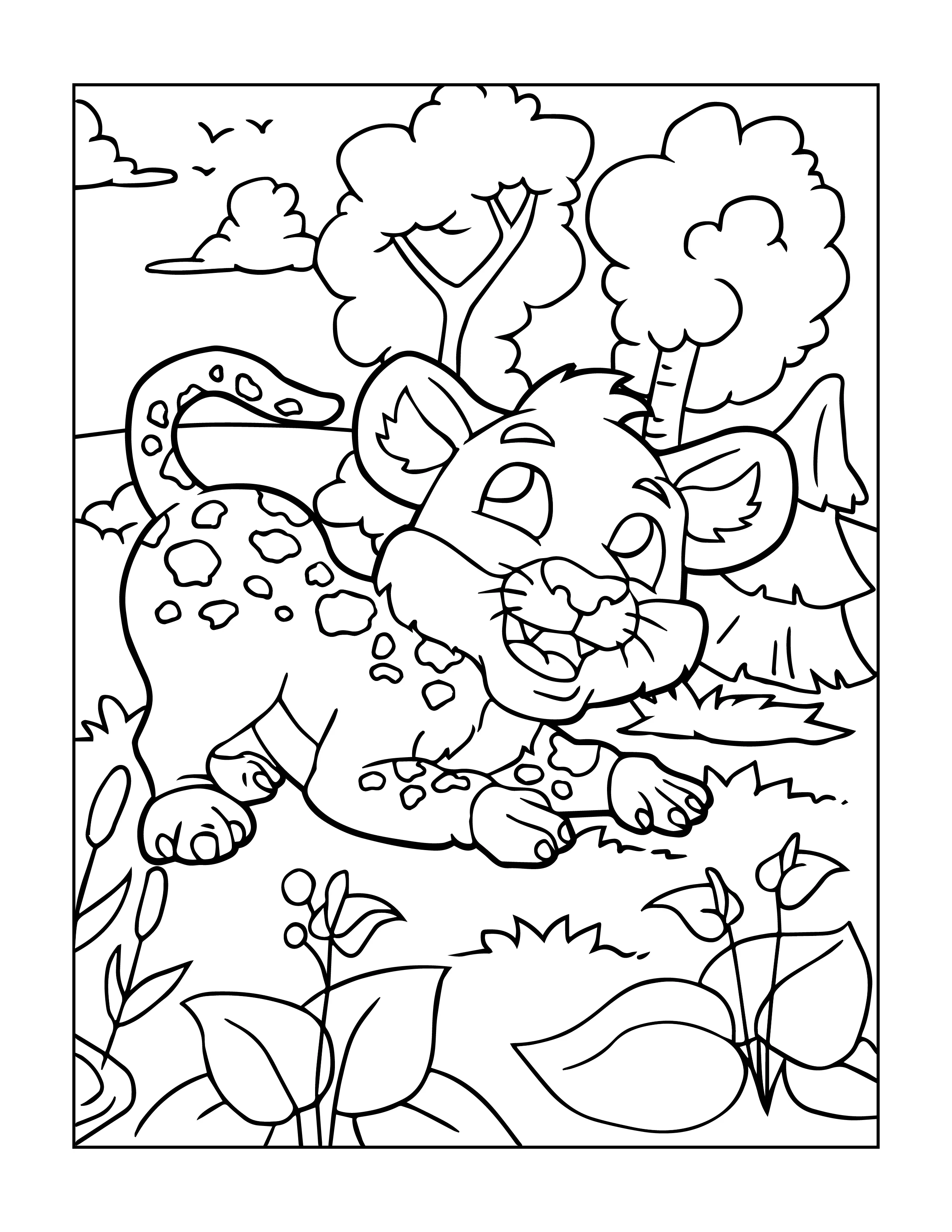 Wolf printable