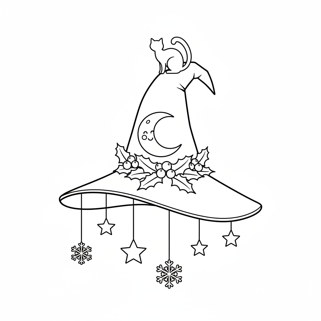 Witch Hat coloring page